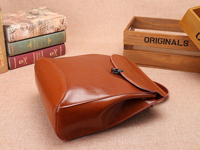 Mochila de Viaje Vintage en Cuero con Gran Capacidad - Image 17