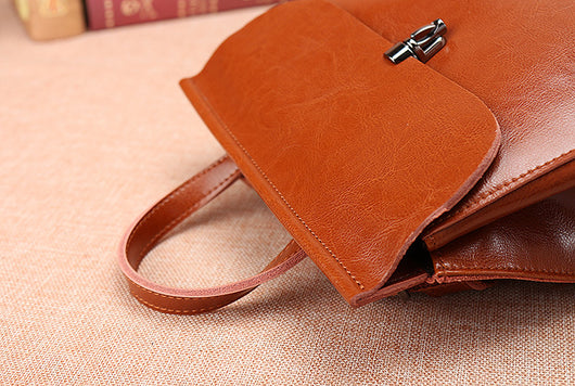Mochila de Viaje Vintage en Cuero con Gran Capacidad - Image 19