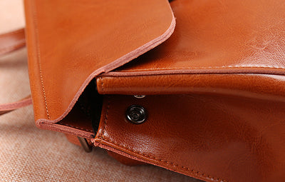 Mochila de Viaje Vintage en Cuero con Gran Capacidad - Image 20
