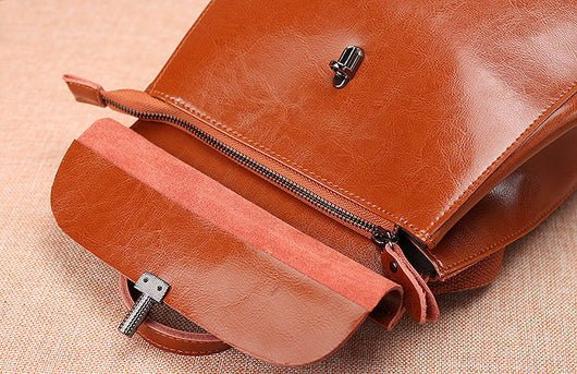 Mochila de Viaje Vintage en Cuero con Gran Capacidad - Image 21