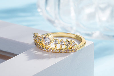 Anillo de Corona Micro Engastado - Image 9