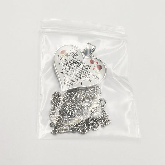 Collar Corazón de Durazno - Dije de Amor para Cadena de Suéter - Image 6