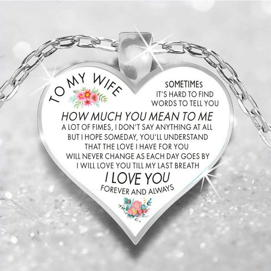 Collar Corazón de Durazno - Dije de Amor para Cadena de Suéter - Image 11