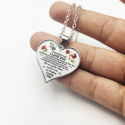 Collar Corazón de Durazno - Dije de Amor para Cadena de Suéter - Image 15