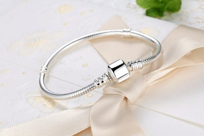 Pulsera de Plata S925 con Gemelos Lisos - Estilo Clásico Versátil - Image 5