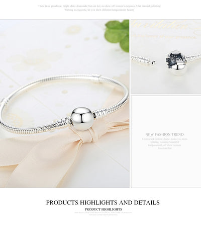 Pulsera de Plata S925 con Gemelos Lisos - Estilo Clásico Versátil - Image 9
