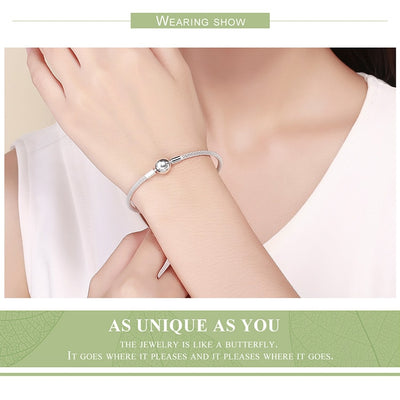 Pulsera de Plata S925 con Gemelos Lisos - Estilo Clásico Versátil - Image 12