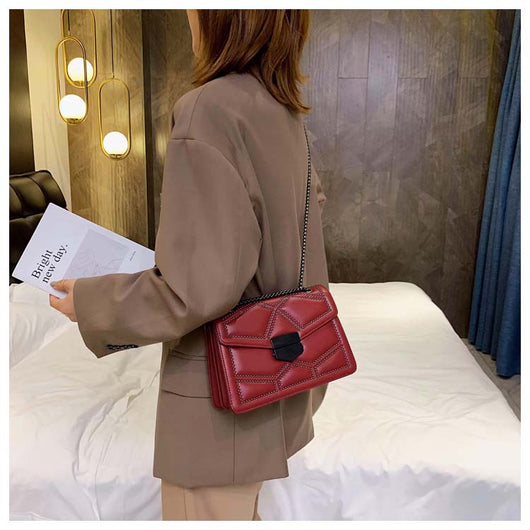 Bolso de Hombro Cuadrado Pequeño con Tachuelas - Image 29