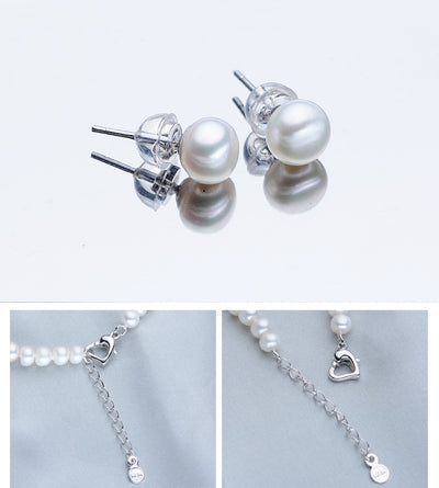 Conjunto de Ágata: Collar, Pulsera y Aretes de Perla - Image 10