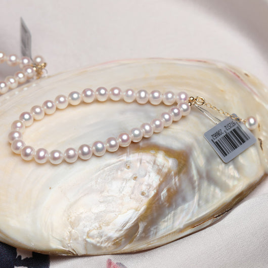 Pulsera de Perlas de Agua Dulce Natural - Image 8