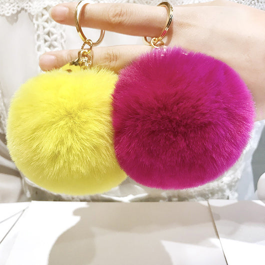 Llavero Pelota de Conejo Suave - Colgante Decorativo - Image 7