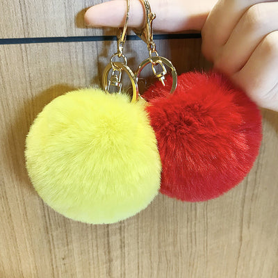 Llavero Pelota de Conejo Suave - Colgante Decorativo - Image 11