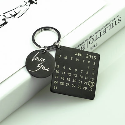 Llavero Calendario Personalizado Acero Inoxidable Grabado con Nombre y Fecha - Image 13