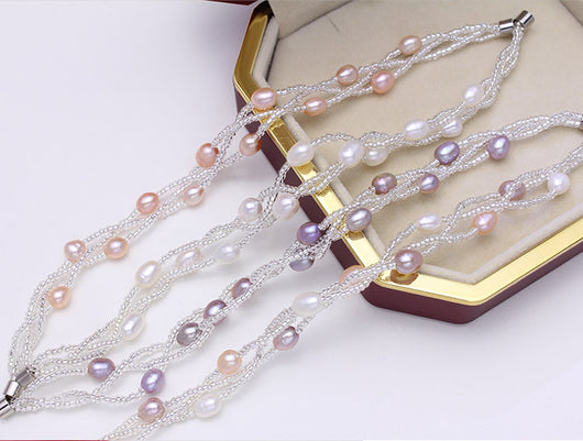 Pulsera de Perlas de Agua Dulce - Image 3