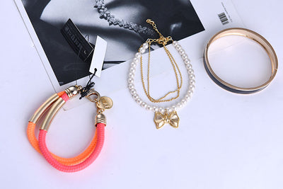 Pulsera de Perlas y Aleación - Image 11