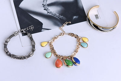 Pulsera de Perlas y Aleación - Image 17