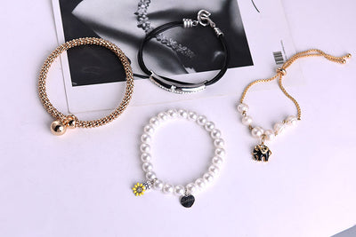 Pulsera de Perlas y Aleación - Image 18