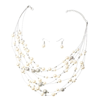 Collar Colgante de Perlas Multicapa Elegante - Image 13