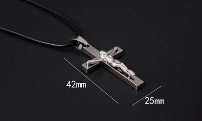 Dije Cruz de Jesús en Acero Inoxidable - Image 10