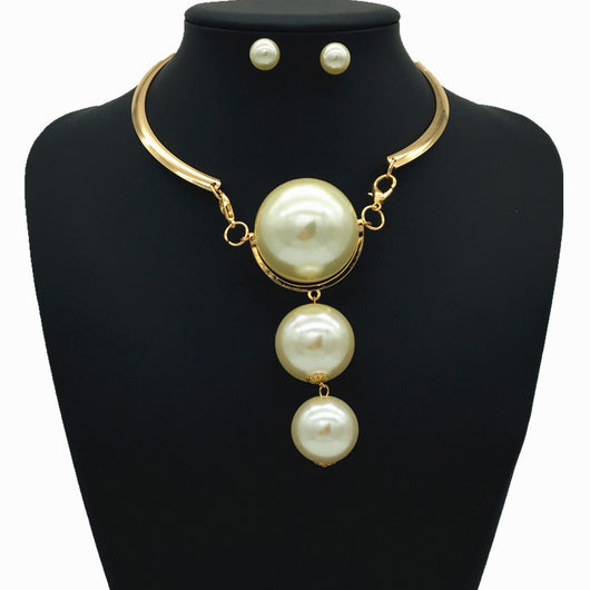 Collar Colgante de Perla Grande - Joyería Exagerada - Image 7