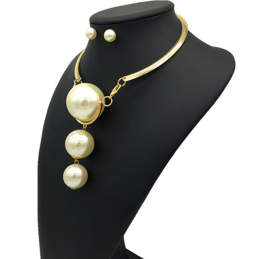Collar Colgante de Perla Grande - Joyería Exagerada - Image 8