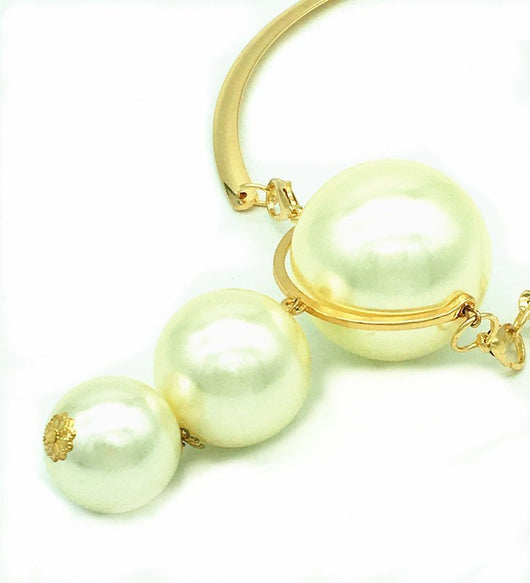 Collar Colgante de Perla Grande - Joyería Exagerada - Image 10
