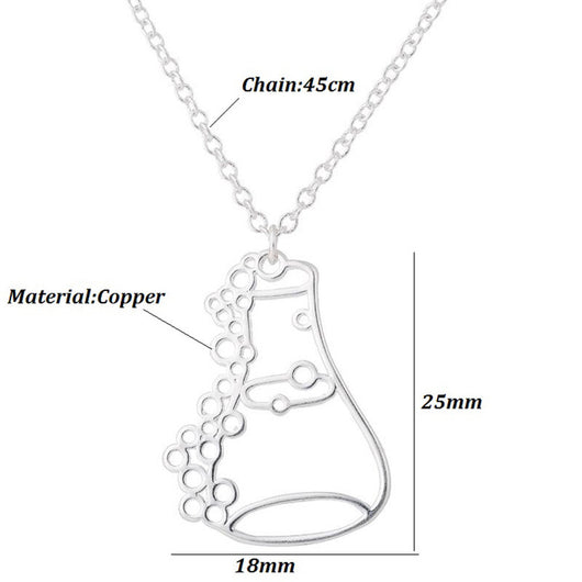 Collar Colgante Botella de Acero Inoxidable Estilo Europeo Americano - Image 4