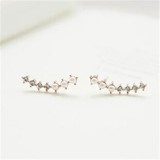 Set de 7 Aretes de Diamantes de Imitación - Image 4