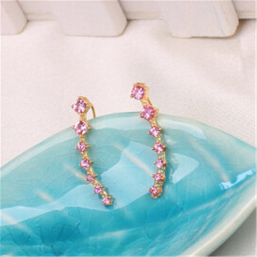 Set de 7 Aretes de Diamantes de Imitación - Image 5