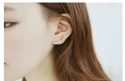 Set de 7 Aretes de Diamantes de Imitación - Image 10