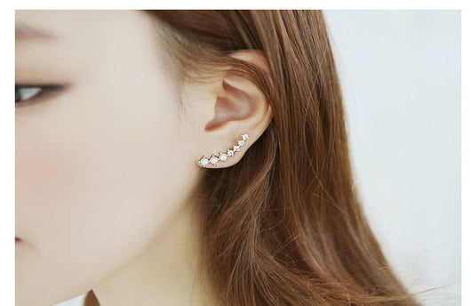 Set de 7 Aretes de Diamantes de Imitación - Image 10