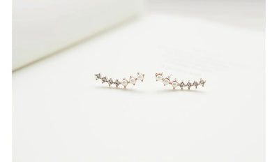 Set de 7 Aretes de Diamantes de Imitación - Image 13