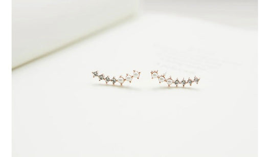 Set de 7 Aretes de Diamantes de Imitación - Image 13