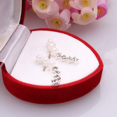 Set de 7 Aretes de Diamantes de Imitación - Image 18