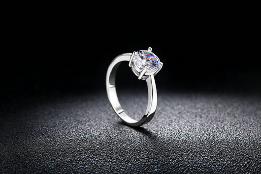 Anillo de Oro Rosado con Circonita Brillante - Image 20