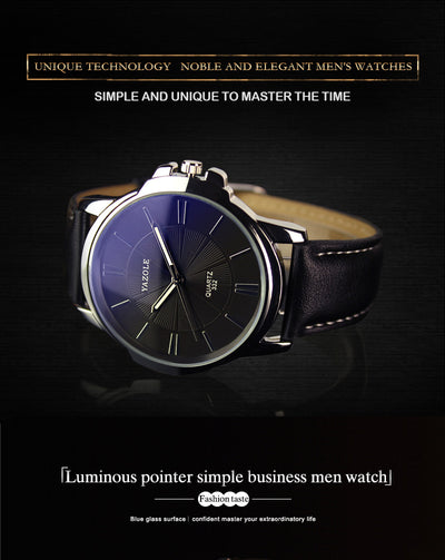 Reloj Elegante YAZOLE para Hombre - Diseño Ejecutivo de Lujo - Image 9