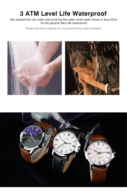 Reloj Elegante YAZOLE para Hombre - Diseño Ejecutivo de Lujo - Image 12