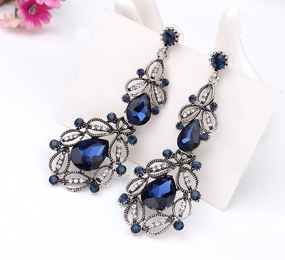 Aretes de Piedras Preciosas Diseño Gota - Image 5