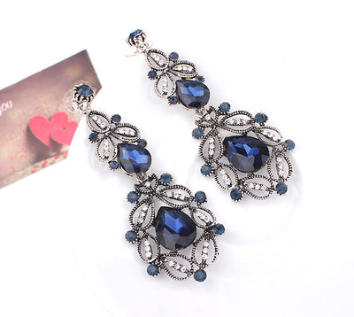 Aretes de Piedras Preciosas Diseño Gota - Image 7
