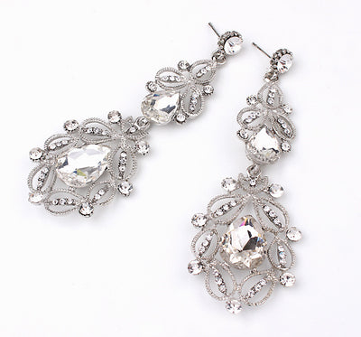Aretes de Piedras Preciosas Diseño Gota - Image 9