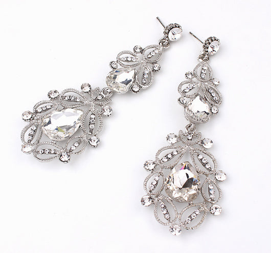 Aretes de Piedras Preciosas Diseño Gota - Image 9
