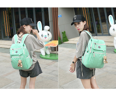 Mochila Canvas con Lunares - Diseño Moderno y Funcional - Image 19