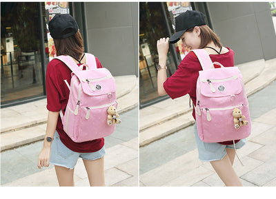 Mochila Canvas con Lunares - Diseño Moderno y Funcional - Image 24
