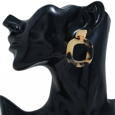 Aretes de Acrílico Estampado Leopardo - Image 21