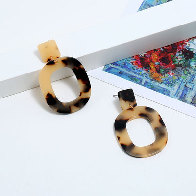 Aretes de Acrílico Estampado Leopardo - Image 22