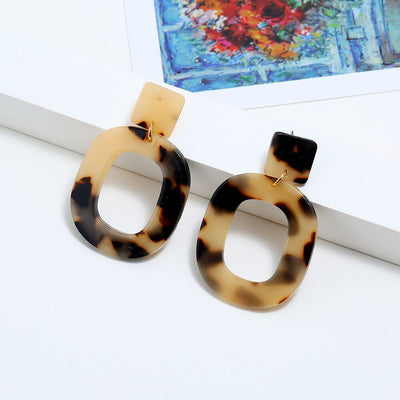 Aretes de Acrílico Estampado Leopardo - Image 23