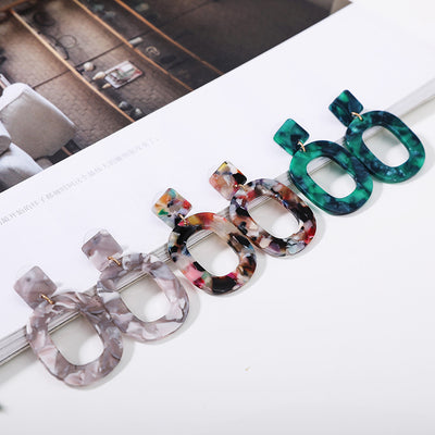 Aretes de Acrílico Estampado Leopardo - Image 25