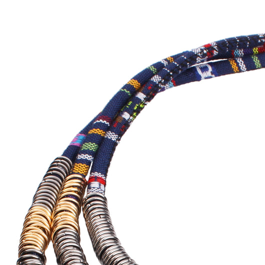 Conjunto de Collar y Aretes con Borlas de Pluma - Image 19