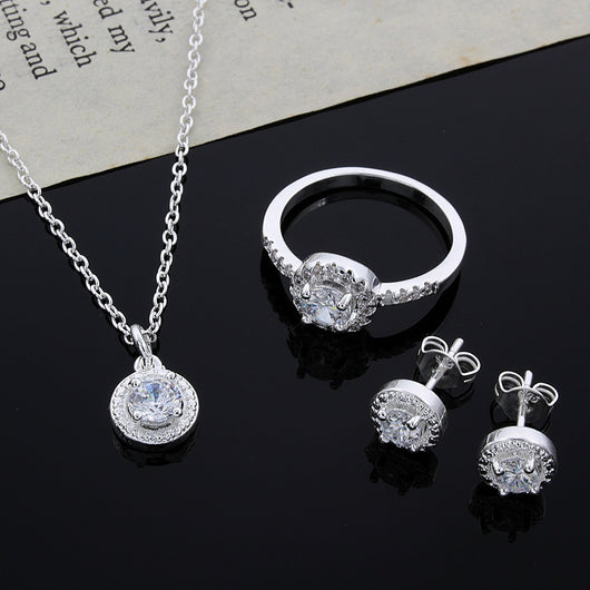 Conjunto de Joyería en Circón - Image 8
