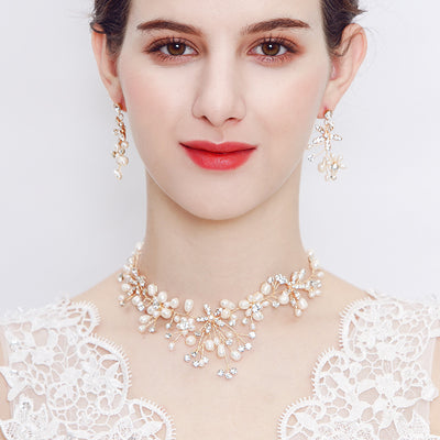 Conjunto de Collar y Aretes de Perlas Elegantes - Image 11